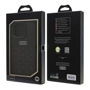 Audi iPhone 16 Pro Hülle Case Cover GT Serie Synthetic Leather black - Bild 1 von 7