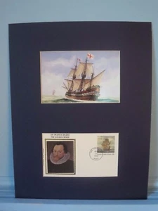 Sir Francis Drake of The Revenge defeats The Spanish Armada & First Day Cover - Picture 1 of 2