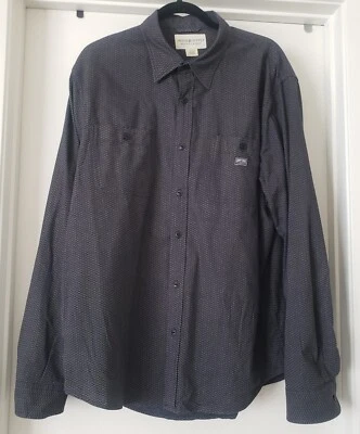 Camisa Denim & Supply Ralph Lauren Abotonada Para Hombre XL Logo Abstracto Manga Larga Foto 1 de 4