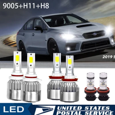 Faro LED + bombillas antiniebla 6000K-6x para Subaru WRX 2015 2016 2017 2018-2020 Foto 1 de 4