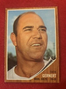 1962 Topps Dick Gernert Houston Colts #536 Nice Card - Picture 1 of 2