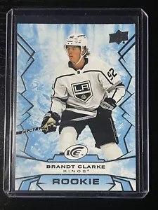 2022-23 Upper Deck Ice Hockey Brandt Clarke RC Rookie Card Los Angeles Kings 133 - Picture 1 of 2