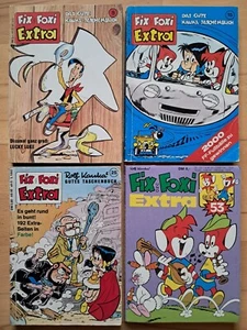 Rolf Kauka ́s Fix + Foxi Extra Nº8, 15, 25, 53 - Lote 4 libros de bolsillo de cómics - Imagen 1 de 3