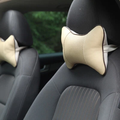 [EF] 2PCS Car Auto Seat Head Neck Rest Cushion Headrest Pillow Pad 4 Colors - Image 1 of 4