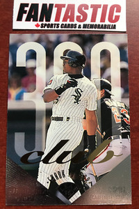 1995 Leaf 300 CLUB Insert #1 of 18 Frank Thomas White Sox
