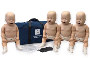 CPR Savers Infant Manikins 4-Pack, Med Skin, Monitor - Picture 1 of 1