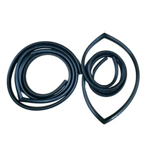 EARLY TOYOTA LAND CRUISER FJ40 FJ45 BJ40 BJ42 HJ45 FRONT DOOR WEATHERSTRIPS SET - Picture 1 of 6