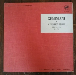 Vinyle 33 Tours concerti grossi GEMINIANI -Vol. 3 / 1960 - Imagen 1 de 2
