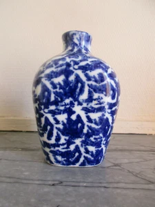 Bavière Allemagne . petit vase " Bavaria " Schladerer . bleu - Imagen 1 de 4