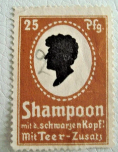 Marca publicitaria 25 piezas champú con cabeza negra (30166) - Imagen 1 de 1