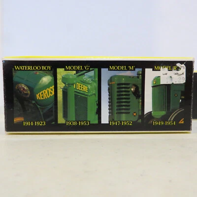 Ertl John Deere Historical 4pc Tractor Set Made USA 1/64 JD-5523-1HEO-B - Image 1 of 4