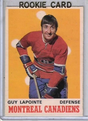 1970-71 OPC O-Pee-Chee Guy Lapointe original RC rookie card #177 NM- CANADIENS - Image 1 of 2