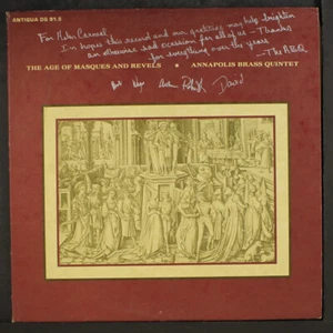 ANNAPOLIS BRASS QUINTET: the age of masques and revels ANTIGUA 12" LP 33 RPM - Picture 1 of 2