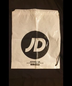 🎉SALE 1X JD SPORTS Style White drawstring - Picture 1 of 1
