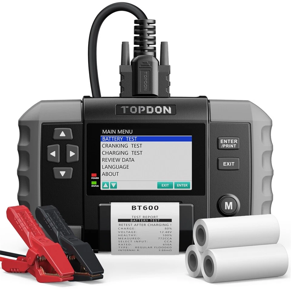 Topdon TD52130053 BT100 - 12V Battery & System Tester