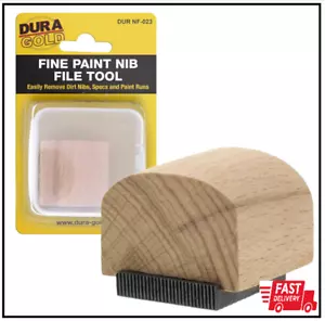 Dura-Gold - Fine Paint Nib File Tool - Fix Paint Imperfections, Shave Off Surfac - Imagen 1 de 2