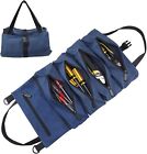 Super Tool Roll Up Bag/Pouch,Durable Canvas Wrench Pouch Blue 