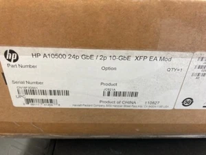 HP JC621A Brand New In Box A10500 24P GBe/2P 10-Gbe XFP EA Module, - Picture 1 of 2