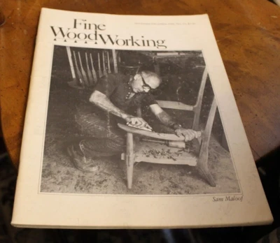 Fine Woodworking ~ November / December 1980 ~ Sam Maloof Foto 1 de 2