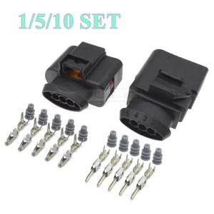 5 Pin Automotive Male Female Connector Plug Socket Kit for VW Audi Skoda Seat - Picture 1 of 7
