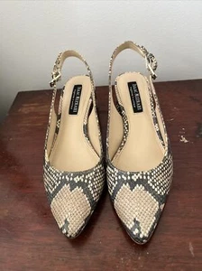 Isaac Mizrahi Becca Sling back Heels US SZ 6M - Picture 1 of 10