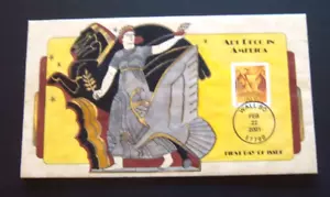 Sc 3471 - Art Deco Eagle - First Day Cover - Limited Edition #10 / 40 - FDC - Picture 1 of 2