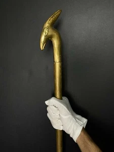 Wunderbares altägyptisches Was-Zepter (Symbol der königlichen Autorität) - Handarbeit - Bild 1 von 4