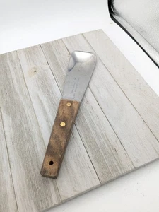 Pala de helado de acero inoxidable Japón #4 cuchara mango de madera 9 1/2" - Imagen 1 de 9