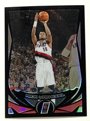 2005 TOPPS CHROME NICK VAN EXEL BLACK REFRACTOR /500 - Image 1 of 2