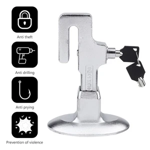 Anti-theft Car Brake Pedal Lock Security With Keys Stainless Steel Clutch Lo - Picture 1 of 12