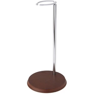 Soporte para muñecas Bard's cromado y madera, se adapta a muñecas de cintura delgada de 24 a 40 pulgadas - Imagen 1 de 2