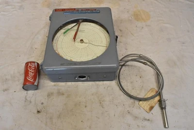 Honeywell Mercury Instruments 1238- MOD Temperature PSI Chart Recorder - Image 1 of 4
