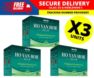 Ho Yan Hor Original Kräutertee Linderung von Fieber und Erkältung von Hovid (3 Box) - Bild 1 von 8