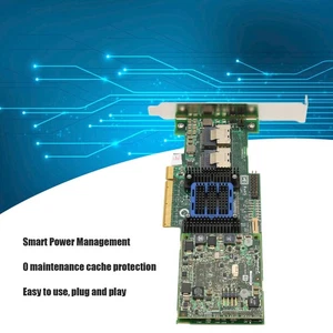 PCIE 2.0 X8 Array Card Cache Protec-tion Smart Power Management ASR 6805T Co NEW - Afbeelding 1 van 12