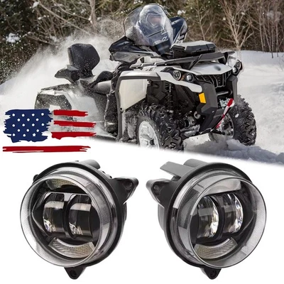 For Can-Am Outlander 500 650 800 850 1000 STD XT XT-P LED Headlight DRL Low Beam - Image 1 of 4