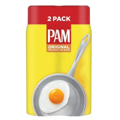 PAM Non-Stick Original Cooking Spray, 10 oz., 2-Count - Image 1 of 3