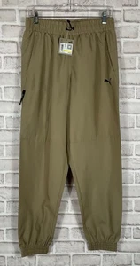 Puma Pants Mens Sz M Beige Open Road Cargo Woven Drawstring Pockets NWT - Picture 1 of 9