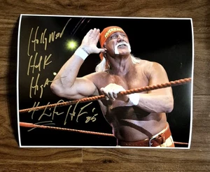 Hulk Hogan signed Autogramm 11x14 Foto COA WWE WWF WCW - Bild 1 von 2