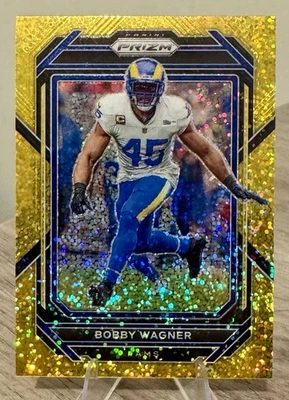 2022 Panini Prizm Bobby Wagner Gold Prizm /24 Rams LB Short Print - Image 1 of 2