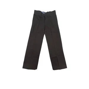 French Toast Boys' Black Relaxed Fit Pants Size 7 Slim Formal Adjustable Waist - Picture 1 of 9