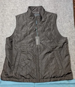 Van Heusen Studio Outwear Men's Quilted Tech Golf Vest Lightweight Puffer Large - Picture 1 of 10