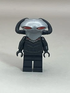 LEGO Manta Negra Minifigura Plano Plateado Casco Liga de la Justicia 76027 sh0160 - Imagen 1 de 2
