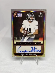 CARSON STRONG 2021 Leaf Pro Set Power Bronze AU #BA-CS1 Auto Autograph Nevada - Picture 1 of 2