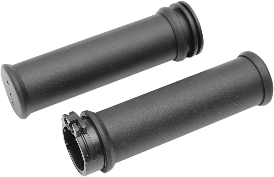 Rubber Hand Grips for 1" fits Harley Davidson Softail Dyna Sportster - Image 1 of 1