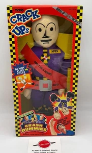 Figura Spin Crack Ups 22" 1992 sin usar, en caja sellada Tyco Crash Dummies de colección NUEVO sellado - Imagen 1 de 4