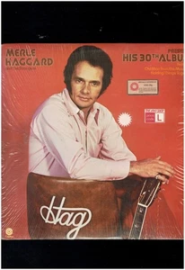 MERLE HAGGARD AND THE STRANGERS HIS 30TH ALBUM 1974 VINYL  ALBUM - Picture 1 of 2