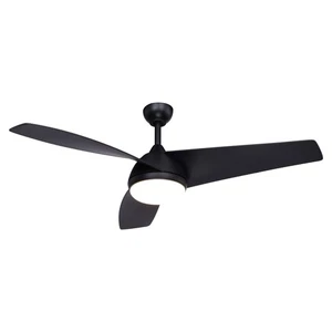 Odell 1-Light Ceiling Fan in Contemporary Style 14 Inches Tall and 52 Inches - Picture 1 of 13