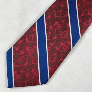 Corbata de seda masónica Gran Logia de Texas Gran Maestro Tommy Chapman 2018 - Imagen 1 de 4