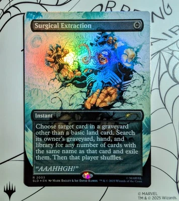 Surgical Extraction (Rainbow Foil) | MTG SLD | Marvel Modern EDH | Rare | NEW NM - Image 1 of 3