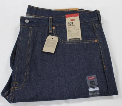 Levi - 501-0000 ~ Pantalones de mezclilla rígidos originales ~ 40 W/30 L Foto 1 de 4